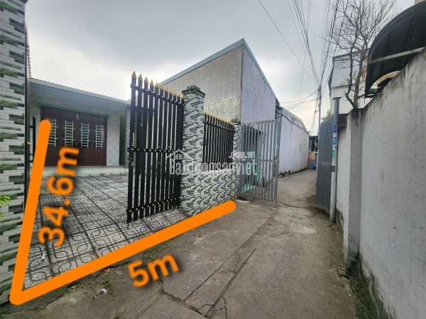 NGÂN HÀNG THANH LÝ NHÀ MT 12M, ĐƯỜNG NHỰA 8M, DT 1116M2, PHÚ GIÁO BD