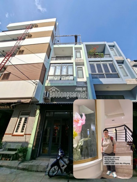 Nhà Thạnh Lộc Q.12, hẻm 8m xe hơi
 tránh 5 tầng chỉ  5.3 tỷ