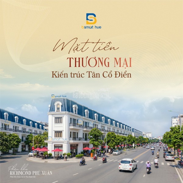 RICHMOND PHÚ XUÂN CITY (ĐỐI DIỆN CHỢ CỐNG MỚI) - ĐẶC QUYỀN DÀNH RIÊNG CHO 20 QUÝ KH ĐẦU TIÊN TẠI