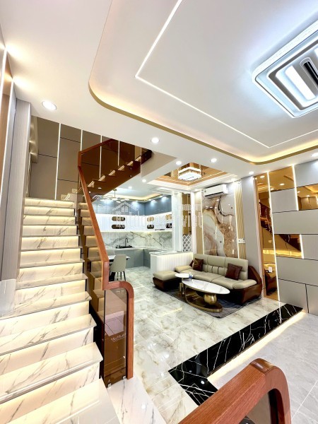 Q7 – NHÀ 4 TẦNG HẺM 5M -  NGAY NAM LONG, PHÚ THUẬN – Ô TÔ NGỦ TRONG NHÀ