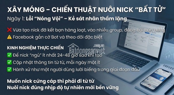 Chiến Thuật Nuôi Nick \