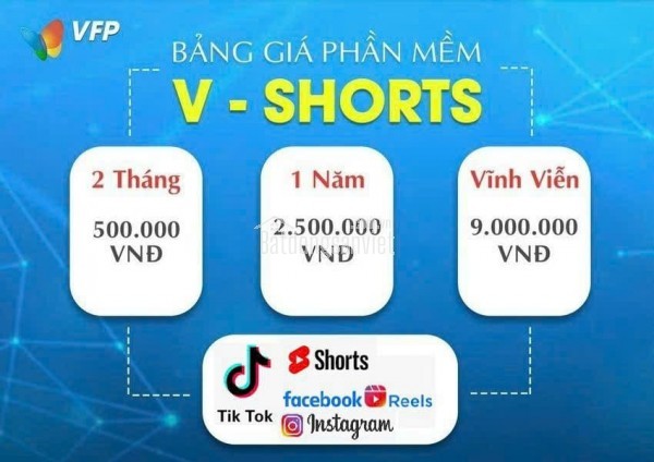 Vshorts tool reup tiktok và Phần mềm render video không vi phạm bản quyền tốt nhất hiện nay