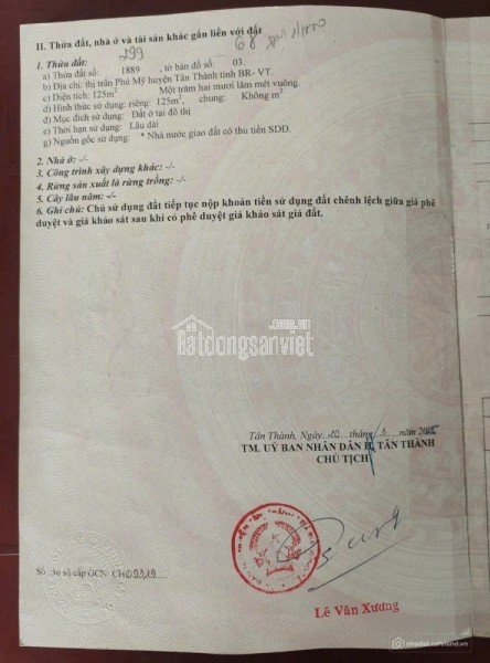 CẦN BÁN NHÀ CẤP 4 – KHU 44HA, F - PHÚ MỸ, TPHCM