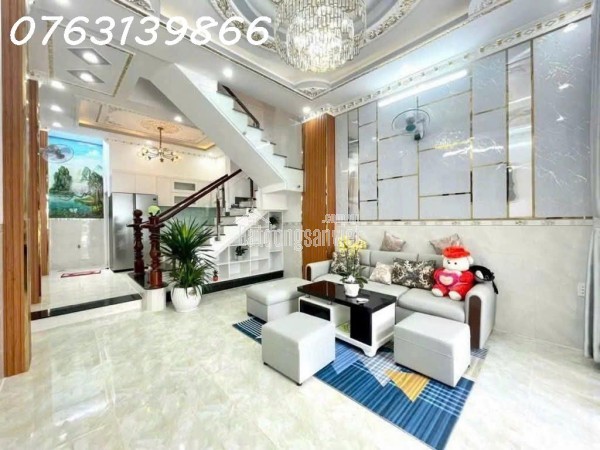 NHỈNH 4.x TỶ- HUỲNH TẤN PHÁT- NHÀ MỚI- DT 4 x 19- 4 PN, SHR- HOÀN CÔNG- GẦN PHÚ MỸ HƯNG.