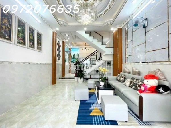 GIÁ 4.x TỶ- HUỲNH TẤN PHÁT- NHÀ MỚI- DT 4 x 19- 4 PN, SHR- HOÀN CÔNG- GẦN HOÀNG QUỐC VIỆT