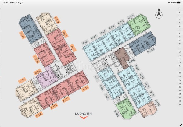 Căn hộ cao cấp Hacom Tower tầm nhìn biển và hồ điều hòa trung