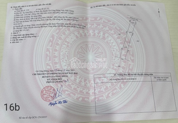 320 triệu có ngay đất vàng tại Bình Ân Gò Công Đông