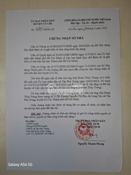 Bán nhà 5x30m Đường Nguyễn Thị Bâu ( sau lưng BV Xuyên Á ) Củ Chi