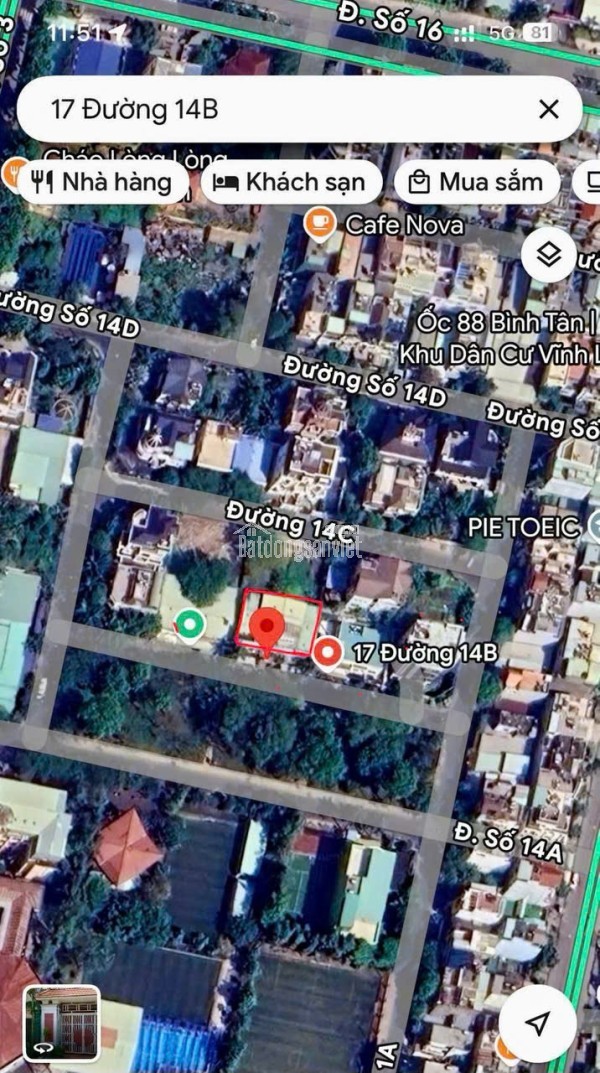 Bán lô đất 500m2 ĐS 14B trên đất có nhà 2 lầu + 1 nhà C4 & 20 phòng trọ