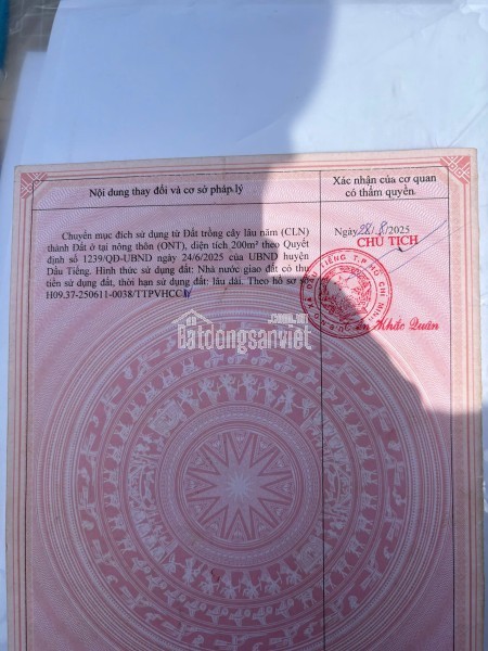 Chính chủ bán gấp đất 920m2 tại chợ Định Hiệp