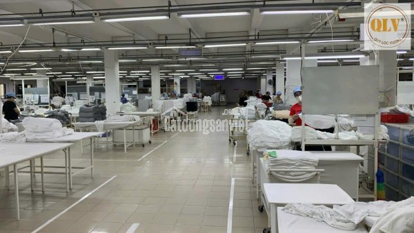 Cho thuê xưởng may mặc – Quận Bình Tân, TP.HCM – 7.500m² (có thể thuê từng tầng)