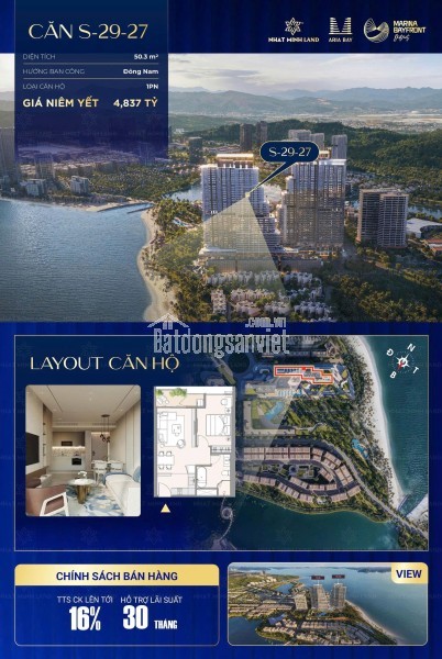 CĂN HỘ 2PN VIEW BIỂN ĐÔNG NAM – SỐNG THỰC TẾ, SINH LỜI BỀN VỮNG TẠI ARIBAY HẠ LONG