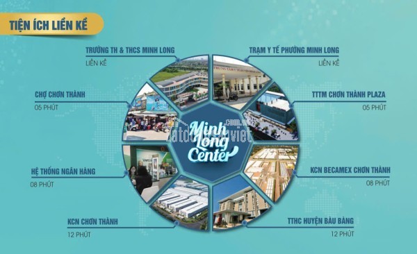 Đất đẹp giá tốt ngay trung tâm Minh Long Chơn Thành