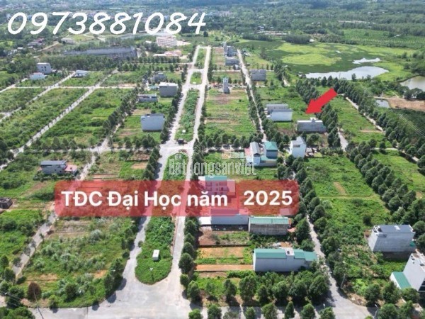 Chính chủ cần tiền trả nợ, bán gấp lô đất 110m full thổ cư sát ĐH FPT và ĐHQG.