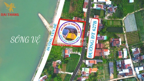 BÁN ĐẤT THỔ CƯ VIEW SÔNG NAM SÔNG VỆ – GIÁ 4.6TR/M²