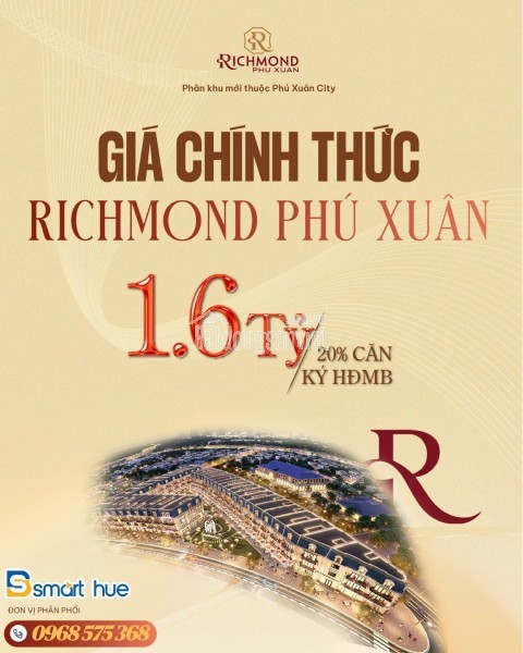 ✨ CÔNG BỐ GIÁ CHÍNH THỨC RICHMOND PHÚ XUÂN ✨