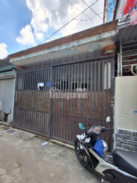 Bán nhà 58.7m2 cấp 4 , hẻm thông xe 3 gác, đường HT45 Q12