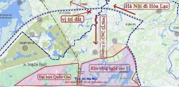 Cần tiền em bán rẻ lô đất tại Hòa Lạc , cách trục Hồ Tây -Ba vì 150m