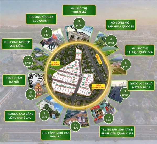 CHÍNH CHỦ CẮT LỖ BÁN NHANH LÔ ĐẤT 100M2, MT 5M, ĐẤT Ở HÒA LẠC, GIÁP MẶT ĐƯỜNG QL21A.