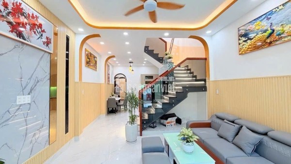 Bình Tân - 5 Tỷ Nhỉnh - Hẻm 1/ - Nhà Mới - Gần Chợ,Trường Học - 55M2 - 2 TẦNG - 3PN