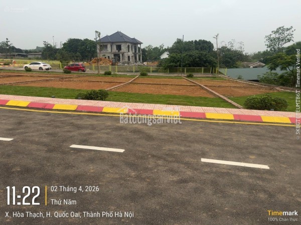 Chính chủ cần bán lô đất tại Hòa Lạc cách Quốc lộ 21 300m diện tích 100m2 mặt tiền 6m chỉ hơn 2 tỷ