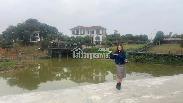 Siêu hiếm lô góc 2 mặt tiền view hồ Đồng Trạng gần ĐHQG, DT 102,5m2 full thổ cư, sẵn sổ