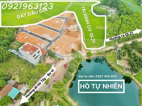 Đất gần Quốc Lộ 21, khu vực trung tâm Hòa Lạc. Phù hợp xây trọ, đầu tư sinh lời, kết nối Metro 12