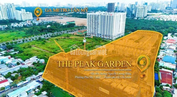 ****Nhận giữ chỗ 200 căn The Peak Garden Quận 7 sát cạnh nhà ga Tân Mỹ, Quận 7 với giá từ 75