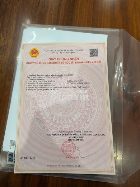 CHÍNH CHỦ BÁN NHÀ CẤP 4 TẠI LONG AN – SỔ HỒNG RIÊNG – DỌN VÀO Ở NGAY