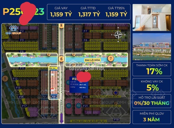 Chỉ từ 1,8 tỷ - 2pn - 46.5m2 sở hữu ngay căn view đẹp - ký HĐMB ngay - ưu đãi cực tốt