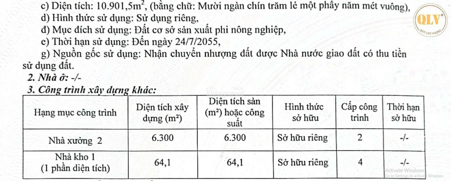 Bán nhà xưởng tại Thị xã Tân Uyên, Bình Dương 10.901m²