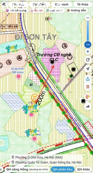 HÀNG HIẾM - ĐẤT SÁT DỰ ÁN ĐẤT ĐẤU GIÁ TẠI HÒA LẠC - LÀN 2 QL21