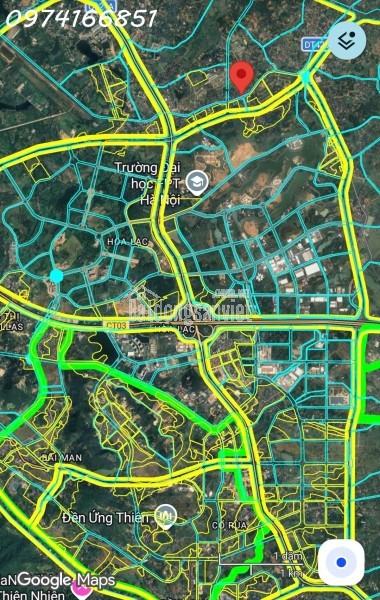 CHÍNH CHỦ BÁN LÔ ĐẤT HÒA LẠC, MẶT ĐƯỜNG TỈNH 420. CÁCH TRUNG TÂM VŨ TRỤ VIỆT NAM 2,3KM. VỊ TRÍ LÕI