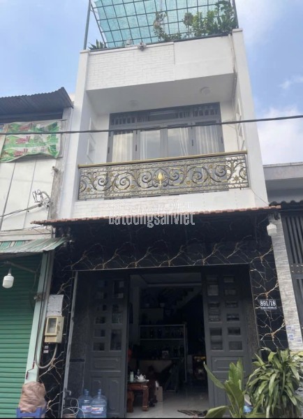 Bán nhà 2 lầu hẻm xe hơi Hương Lộ 2, Phường Bình Trị Đông, Quận Bình Tân