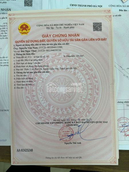 bán cắt lỗ 100m2 trung tâm Hòa Lạc. LH : 0989556644