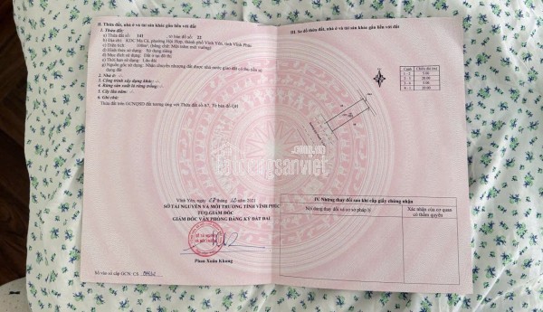 BÁN ĐẤT KDC TỰ XÂY – ĐƯỜNG NGÔ THÌ NHẬM – TRUNG TÂM TP VĨNH YÊN