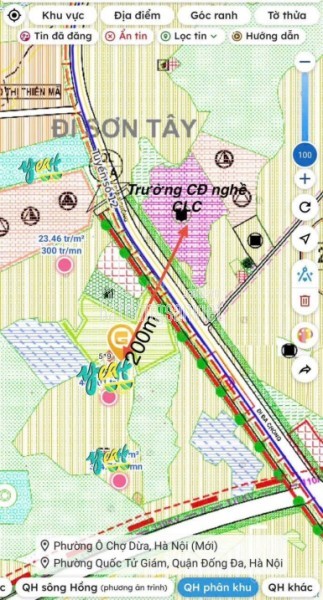 Bán đất Chính Chủ Xã Cổ Đông, Sơn Tây, 30 triệu/100m2 - Đất thổ cư đẹp!