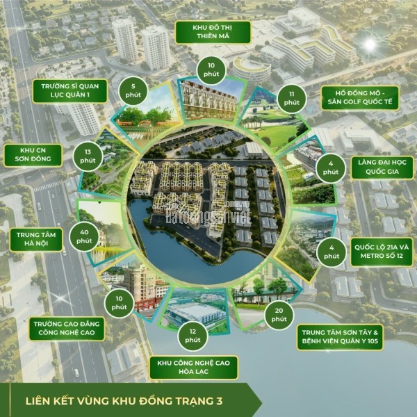 Đất nền phân lô, full thổ cư - Hòa Lạc - Hòa Bình