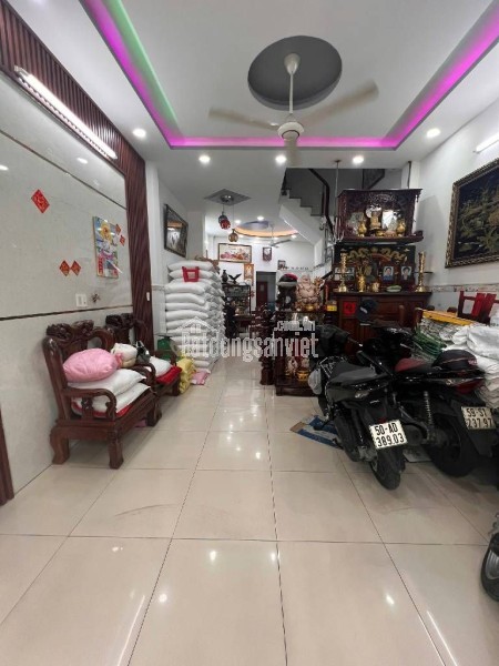 NHÀ BÀ ĐIỂM NGAY NGÃ TƯ TRUNG CHÁNH 1 BƯỚC QUA GÒ VẤP- 50M2-4 TẦNG- CHỈ 4,5 TỶ