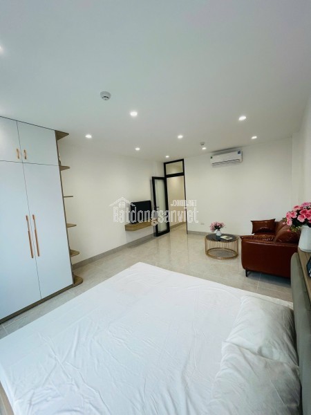 TOÀ NHÀ CĂN HỘ DỊCH VỤ 8 TẦNG THANG MÁY - 15 PHÒNG FULL NỘI THẤT