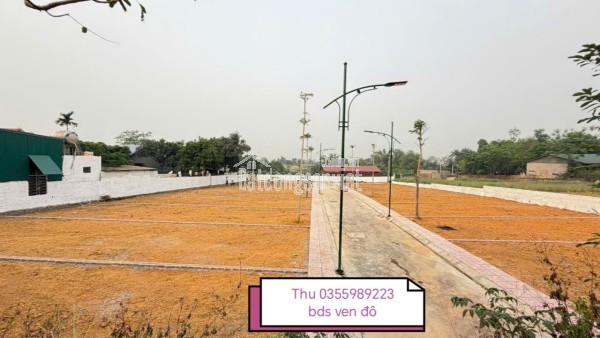 ĐẤT NỀN HIẾM 2 MẶT ĐƯỜNG SÁT QUỐC LỘ HỒ TÂY- BA VÌ-   NGAY SÁT TUYẾN  METRO . GIÁ CỰC RẺ CHƯA ĐẾN