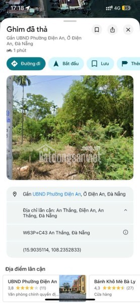 CẦN BÁN LÔ ĐẤT 194M2 – NGANG 10M – VỊ TRÍ ĐẸP TẠI PHƯỜNG AN THẮNG, ĐÀ NẴNG