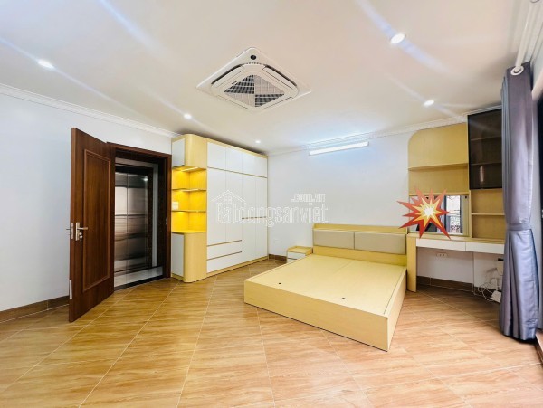 NHÀ ĐẸP  XÂY MỚI CỨNG- FULL NỘI THẤT ĐẸP LONG LANH-6 TẦNG THANG MÁY ÊM RU -KHÁCH CHỈ VIỆC SÁCH