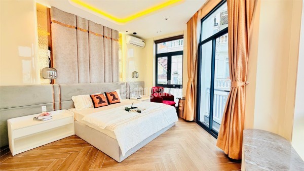 LÔ GÓC, HẺM XE HƠI THÔNG, 6 TẦNG THANG MÁY, FULL NỘI THẤT, DT 67M2, NGANG 5M CHỈ 12 TỶ 8