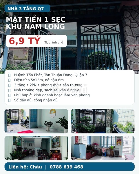 BÁN NHÀ KDC ANH TUẤN RIVERSIDE – 4 TẦNG, ĐƯỜNG 8M, GIÁ 7.4 TỶ