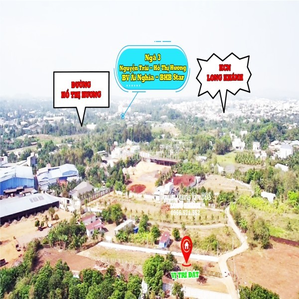 ĐẤT NỀN 85m² GIÁ RẺ, NGAY  ĐƯỜNG HỒ THỊ HƯƠNG, RẠP PHIM  LONG KHÁNH, ĐN