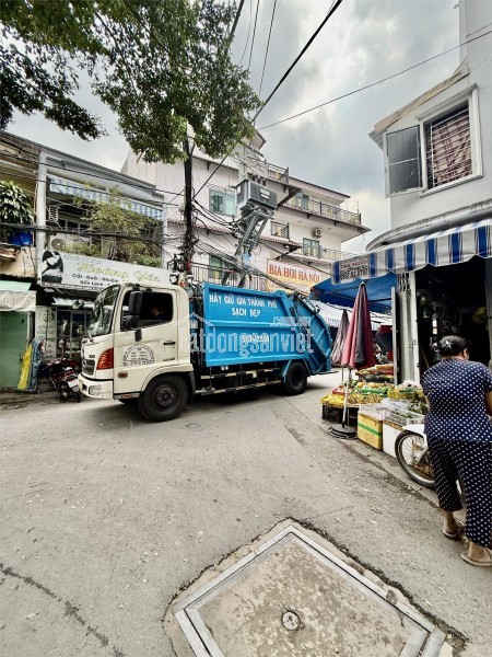 NGAY GẦN CHỢ THẠCH ĐÀ, HẺM NHỰA XE TẢI THÔNG, DT 90M2* 6 TẦNG * 7 PHÒNG * 8 WC, THANG MÁY 450KG