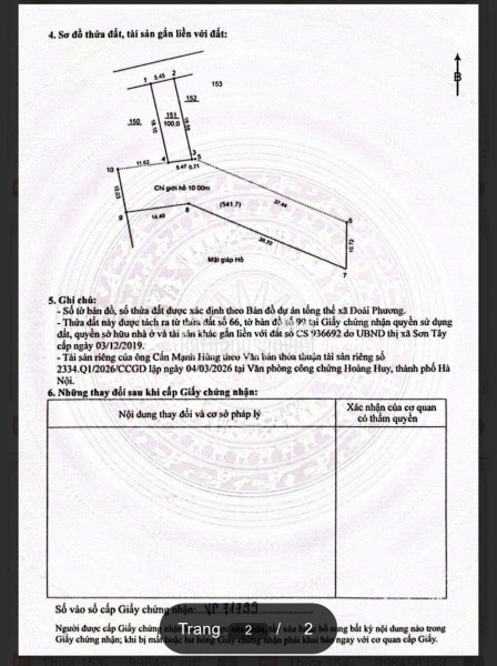 Chính chủ bán gấp lô đất view hồ tại Hòa Lạc 100m2 full thổ cư,sẵn sổ công chứng trong ngày