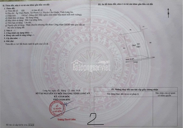 BÁN ĐẤT MẶT TIỀN CAO TỐC BẾN LỨC – LONG THÀNH