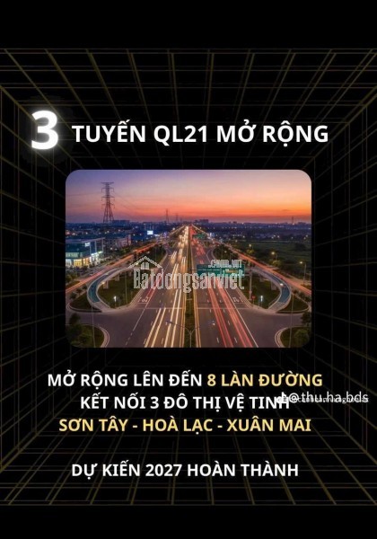 💡 HÒA LẠC – “QUẬN 9” CỦA MIỀN BẮC?
Nếu BĐS Quận 9 từng tăng giá hơn 10 lần nhờ Khu Công nghệ